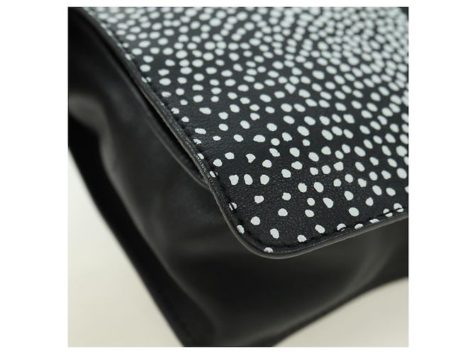 Borsa a Spalla CHANEL Coco Mademoiselle in Pelle Nera con CC Argentato Autentica 178522SAM Nero Argento - vista 15