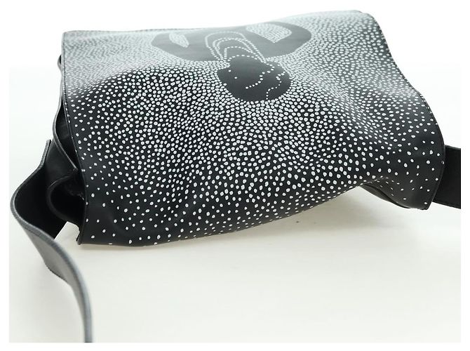 Borsa a Spalla CHANEL Coco Mademoiselle in Pelle Nera con CC Argentato Autentica 178522SAM Nero Argento - vista 6