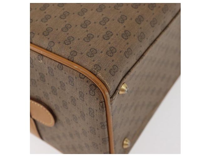 Borsa GUCCI Micro GG Supreme in PVC Beige Oro 002 115 0165 Auth 179378 D'oro - vista 16
