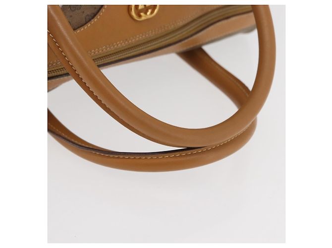 Borsa GUCCI Micro GG Supreme in PVC Beige Oro 002 115 0165 Auth 179378 D'oro - vista 7