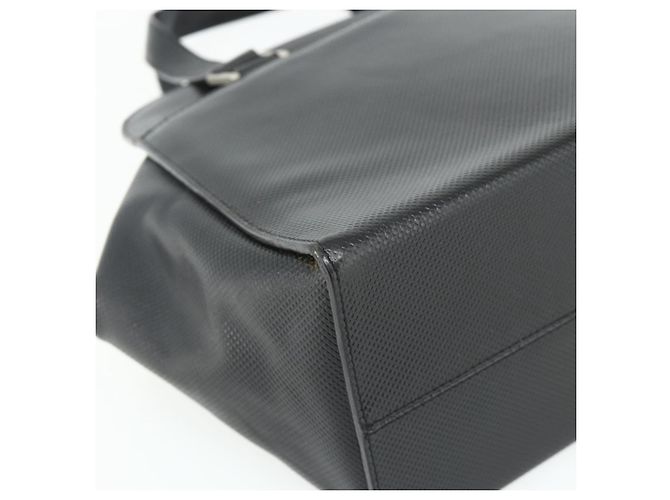 Borsa BOTTEGA VENETA in pelle nera argento Auth ka4346 Nero - vista 15