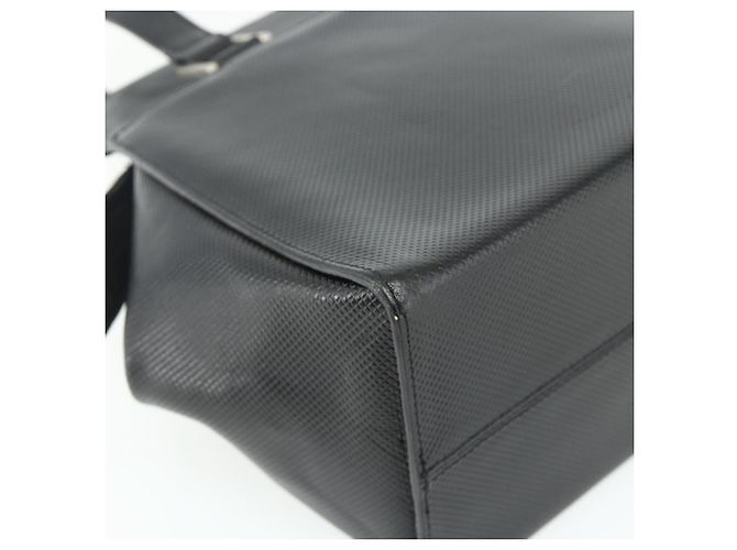 Borsa BOTTEGA VENETA in pelle nera argento Auth ka4346 Nero - vista 9