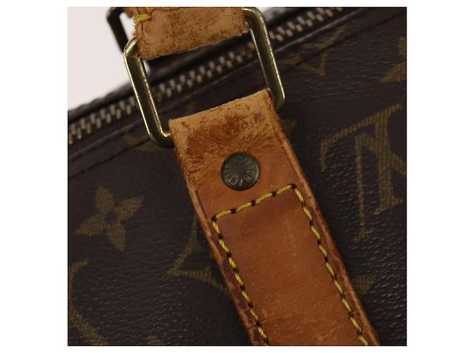 LOUIS VUITTON Monogram Keepall 50 Boston Bag M41426 LV Auth bs35015 Monogramma - vista 18