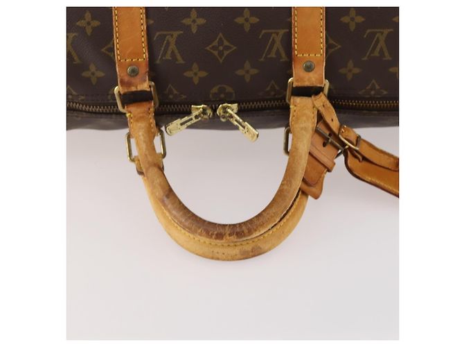 LOUIS VUITTON Monogram Keepall 50 Boston Bag M41426 LV Auth bs35015 Monogramma - vista 7