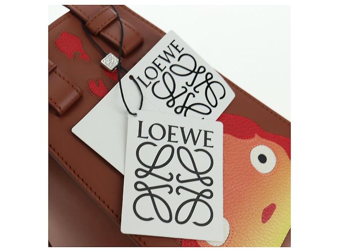 LOEWE × Ghibli Howl's Hammock Calcifer Bag Pelle 2way Oro Autentico 167309SM - vista 22