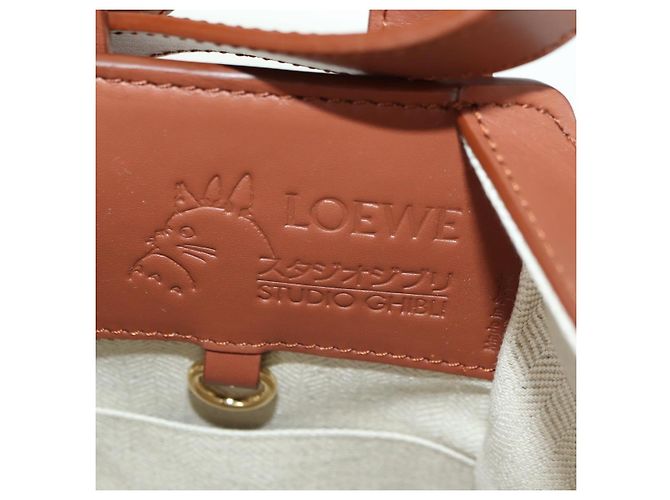 LOEWE × Ghibli Howl's Hammock Calcifer Bag Pelle 2way Oro Autentico 167309SM - vista 23