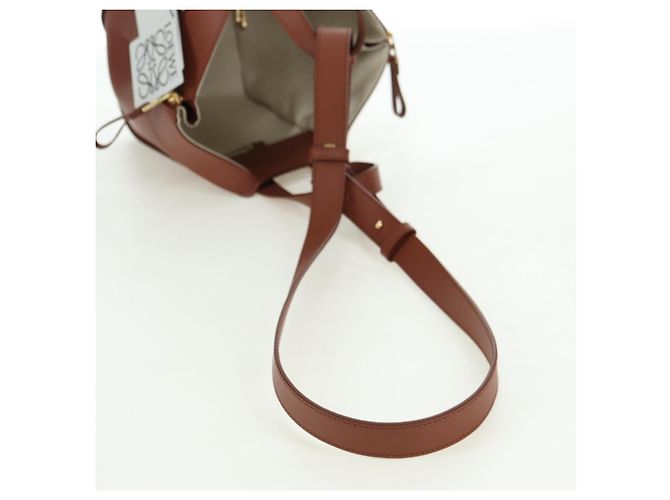 LOEWE × Ghibli Howl's Hammock Calcifer Bag Pelle 2way Oro Autentico 167309SM - vista 8