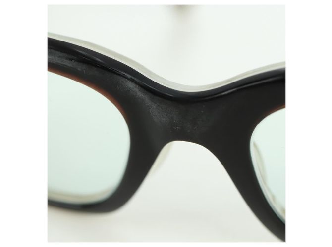 Occhiali da sole Chrome Hearts BS Flare BANGADANG II plastica Nero Auth 176795SM - vista 11