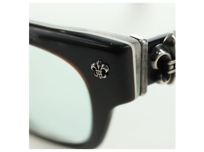 Occhiali da sole Chrome Hearts BS Flare BANGADANG II plastica Nero Auth 176795SM - vista 15