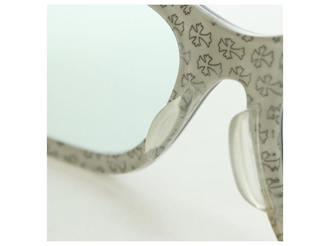 Occhiali da sole Chrome Hearts BS Flare BANGADANG II plastica Nero Auth 176795SM - vista 25