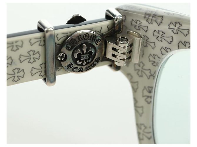 Occhiali da sole Chrome Hearts BS Flare BANGADANG II plastica Nero Auth 176795SM - vista 27