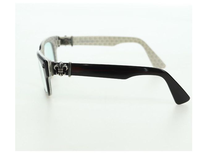 Occhiali da sole Chrome Hearts BS Flare BANGADANG II plastica Nero Auth 176795SM - vista 3