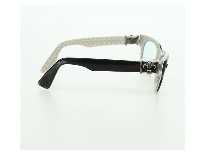 Occhiali da sole Chrome Hearts BS Flare BANGADANG II plastica Nero Auth 176795SM - vista 4