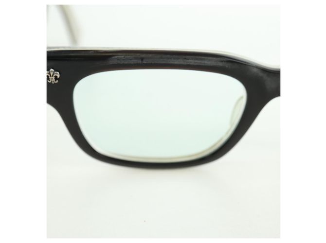 Occhiali da sole Chrome Hearts BS Flare BANGADANG II plastica Nero Auth 176795SM - vista 9