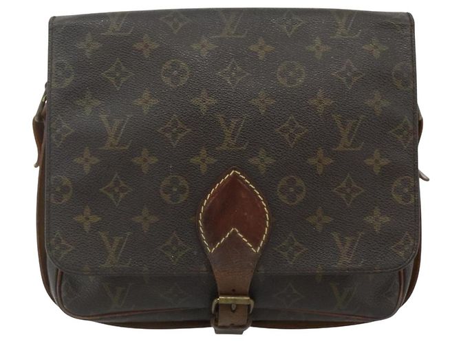 LOUIS VUITTON Monogram Cartouchiere GM Shoulder Bag M51252 LV Auth 178716 Monogramma - vista 13