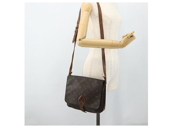 LOUIS VUITTON Monogram Cartouchiere GM Shoulder Bag M51252 LV Auth 178716 Monogramma - vista 24