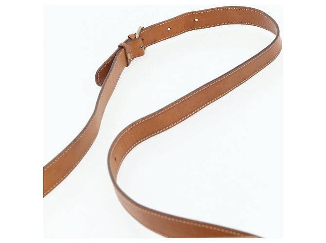 Céline Borsa a Spalla CELINE Macadam Canvas PVC Beige Oro Auth 179759 D'oro - vista 8