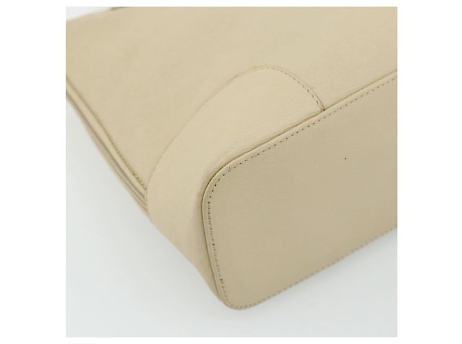 GUCCI Tote Bag Leder Beige Silber 002 1122 2684 Auth 178316 - Ansicht 16