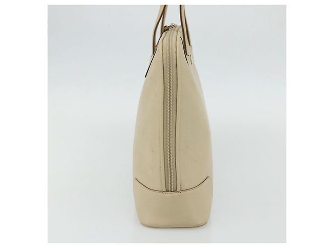 GUCCI Tote Bag Leder Beige Silber 002 1122 2684 Auth 178316 - Ansicht 3