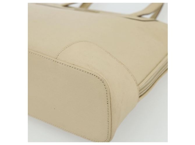 GUCCI Tote Bag Leder Beige Silber 002 1122 2684 Auth 178316 - Ansicht 9