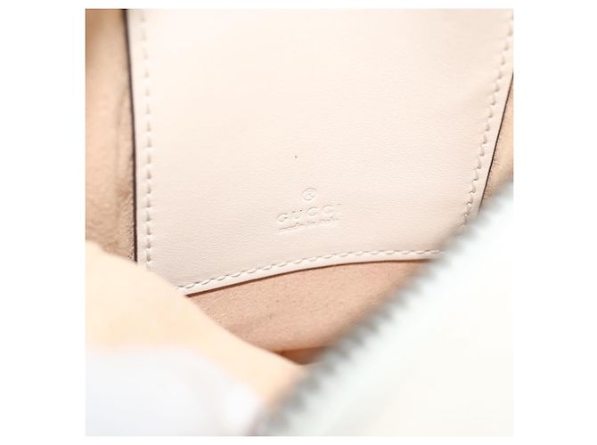 GUCCI Marmont Chain Shoulder Bag Leather Pink Gold white 699759 Auth ka4341SM Rosa Bianco D'oro - vista 20