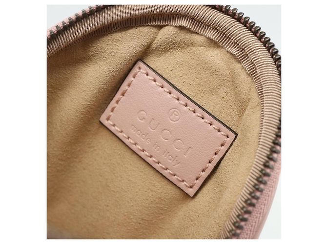 GUCCI Marmont Chain Shoulder Bag Leather Pink Gold white 699759 Auth ka4341SM Rosa Bianco D'oro - vista 27