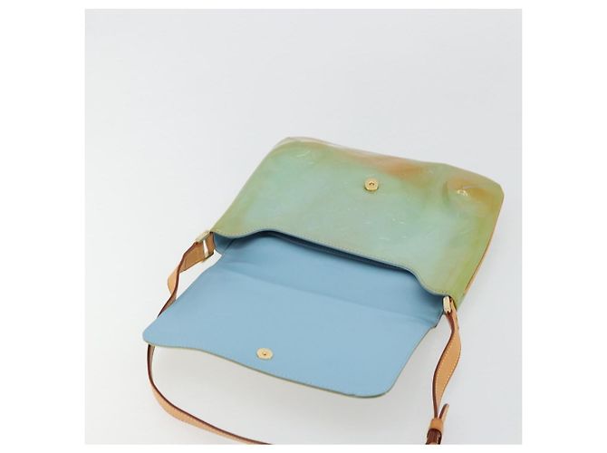 LOUIS VUITTON Monogram Vernis Thompson Street Bag Baby Blue M91009 Auth 179097 Blu chiaro - vista 10