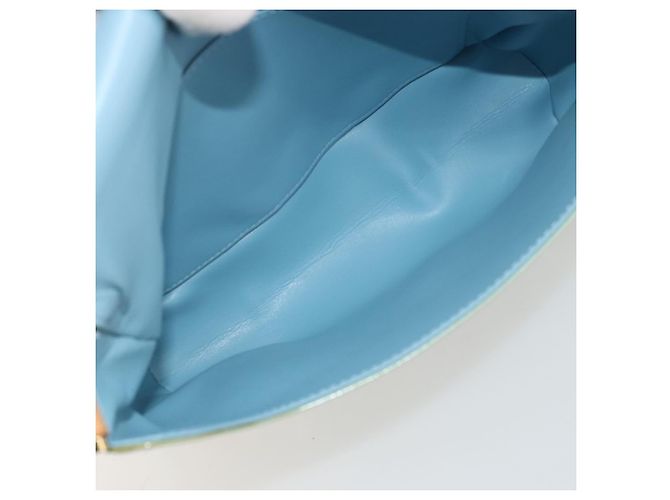 LOUIS VUITTON Monogram Vernis Thompson Street Bag Baby Blue M91009 Auth 179097 Blu chiaro - vista 11