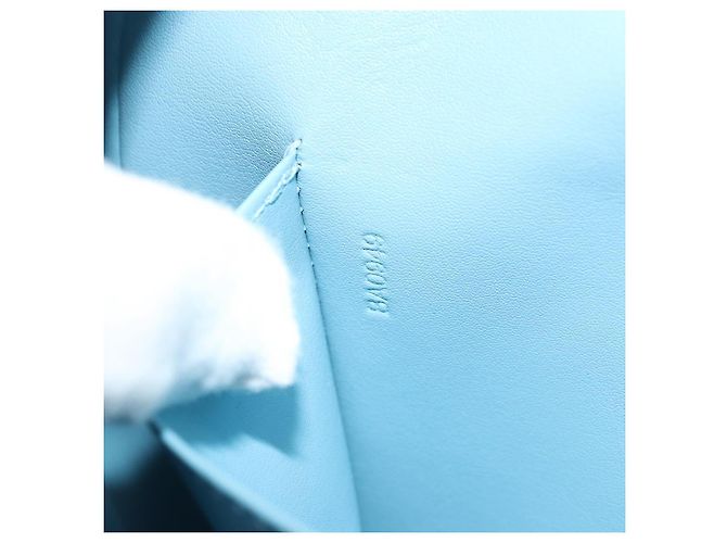 LOUIS VUITTON Monogram Vernis Thompson Street Bag Baby Blue M91009 Auth 179097 Blu chiaro - vista 12