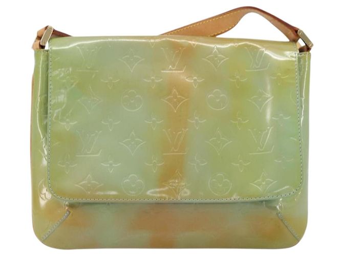 LOUIS VUITTON Monogram Vernis Thompson Street Bag Baby Blue M91009 Auth 179097 Blu chiaro - vista 13