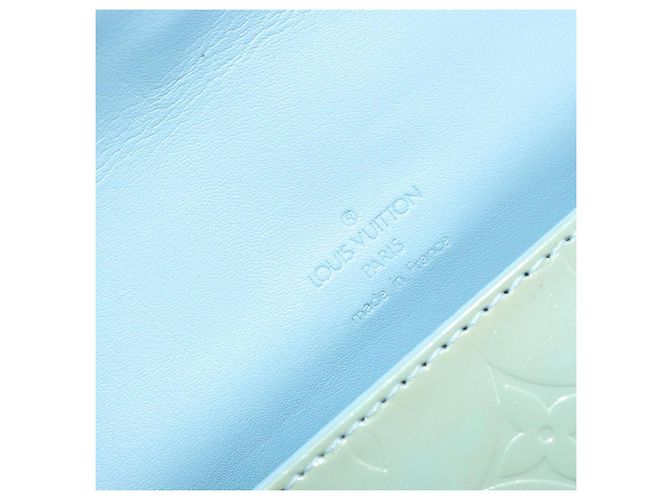 LOUIS VUITTON Monogram Vernis Thompson Street Bag Baby Blue M91009 Auth 179097 Blu chiaro - vista 17