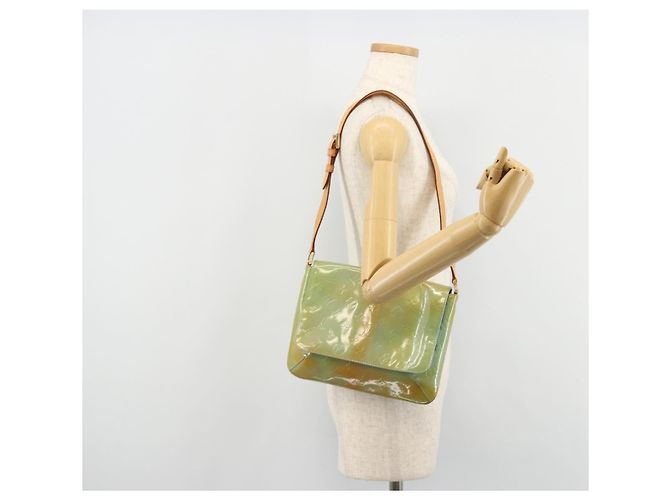 LOUIS VUITTON Monogram Vernis Thompson Street Bag Baby Blue M91009 Auth 179097 Blu chiaro - vista 21