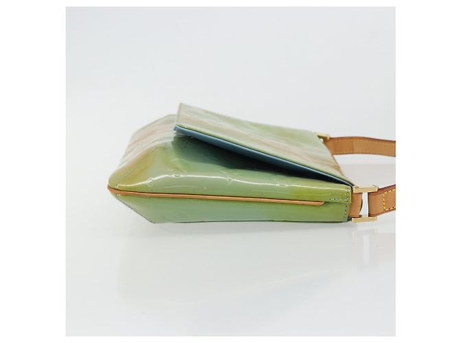 LOUIS VUITTON Monogram Vernis Thompson Street Bag Baby Blue M91009 Auth 179097 Blu chiaro - vista 3