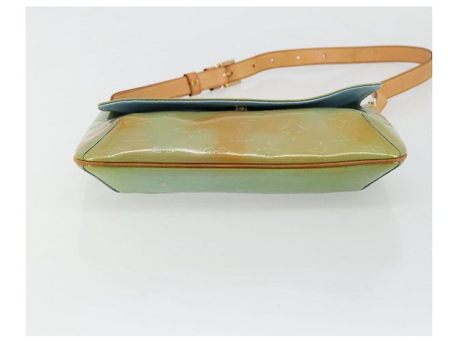 LOUIS VUITTON Monogram Vernis Thompson Street Bag Baby Blue M91009 Auth 179097 Blu chiaro - vista 5