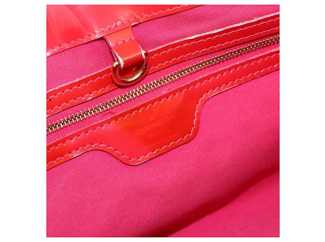 LOUIS VUITTON Borsa Monogram Vernis Wilshire PM Rose Pop M93643 Auth 179756 Rosa - vista 10