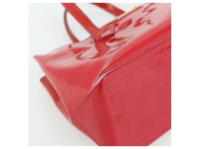 LOUIS VUITTON Borsa Monogram Vernis Wilshire PM Rose Pop M93643 Auth 179756 Rosa - vista 14