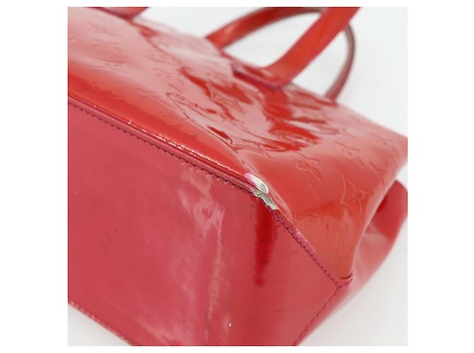 LOUIS VUITTON Borsa Monogram Vernis Wilshire PM Rose Pop M93643 Auth 179756 Rosa - vista 15
