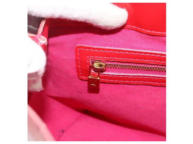 LOUIS VUITTON Borsa Monogram Vernis Wilshire PM Rose Pop M93643 Auth 179756 Rosa - vista 20