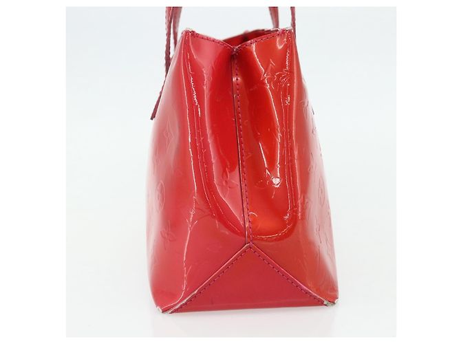LOUIS VUITTON Borsa Monogram Vernis Wilshire PM Rose Pop M93643 Auth 179756 Rosa - vista 4