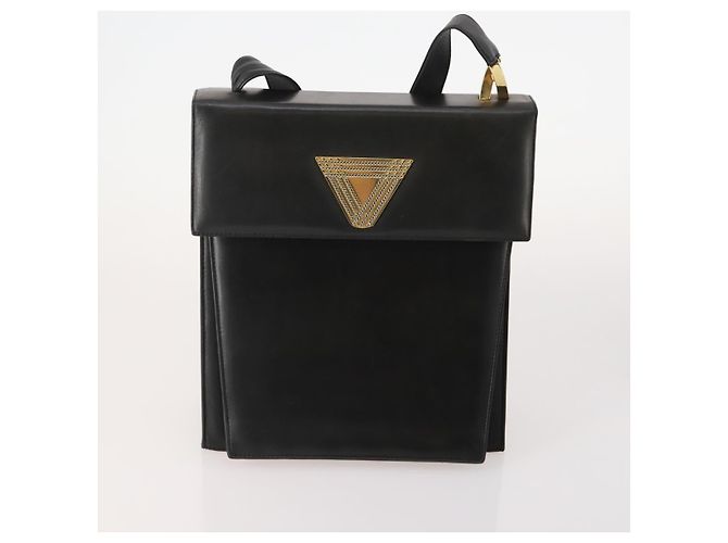Borsa a Spalla BALLY in Pelle 3 Set Navy Black Brown Auth BA12350 Marrone Nero Blu navy - vista 2