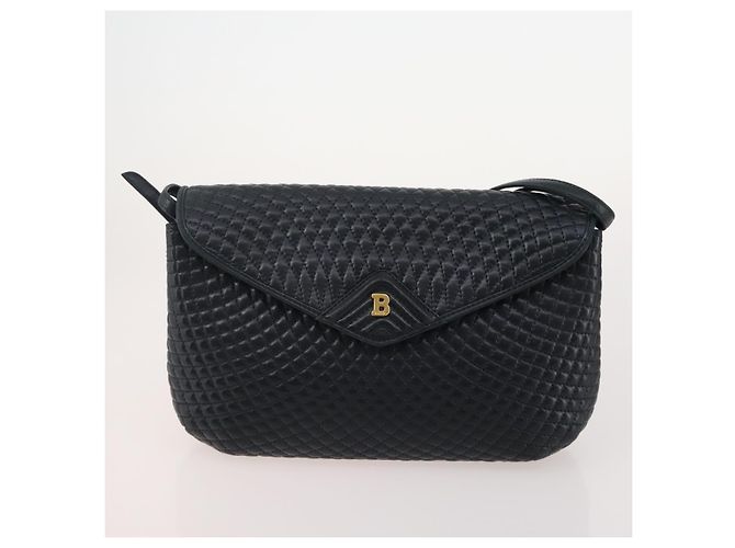 Borsa a Spalla BALLY in Pelle 3 Set Navy Black Brown Auth BA12350 Marrone Nero Blu navy - vista 9