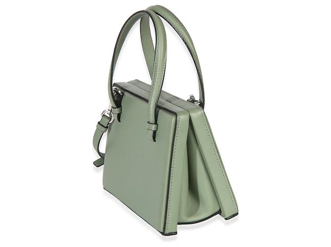Loewe Green Calfskin Top Handle Postal Bag - view 3