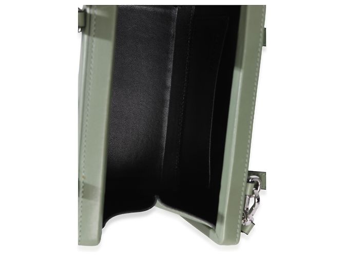 Loewe Green Calfskin Top Handle Postal Bag - view 5