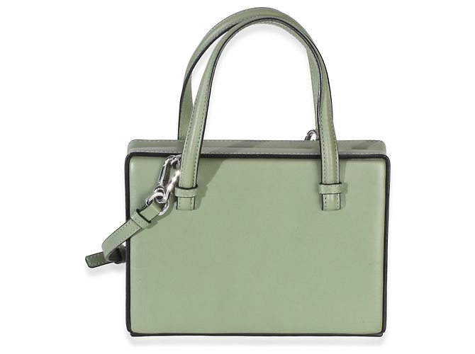 Loewe Green Calfskin Top Handle Postal Bag - view 6