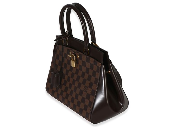 Louis Vuitton Damier Ebene Canvas Rivoli PM Marrone - vista 3