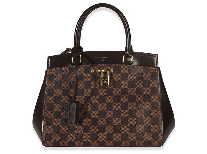 Louis Vuitton Damier Ebene Canvas Rivoli PM Marrone - vista 8