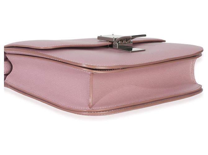 Céline Borsa Celine Small Box in pelle di vitello testurizzata rosa - vista 7