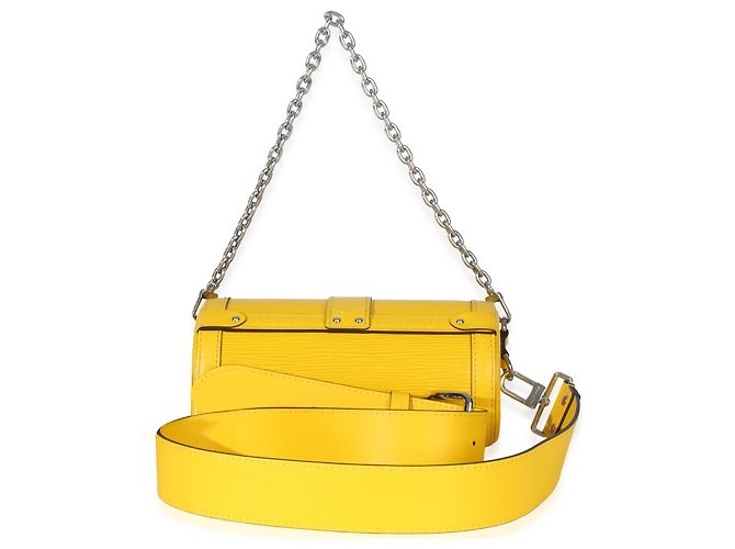 Borsa a tracolla Louis Vuitton Yellow Epi Papillon Trunk Giallo - vista 2
