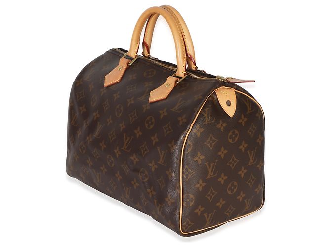 Louis Vuitton Monogram Canvas Speedy 30 Marrone - vista 3