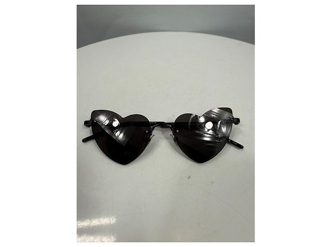 Gafas de sol Saint Laurent SL254 Loulou Heart-Shaped Negro - vista 2